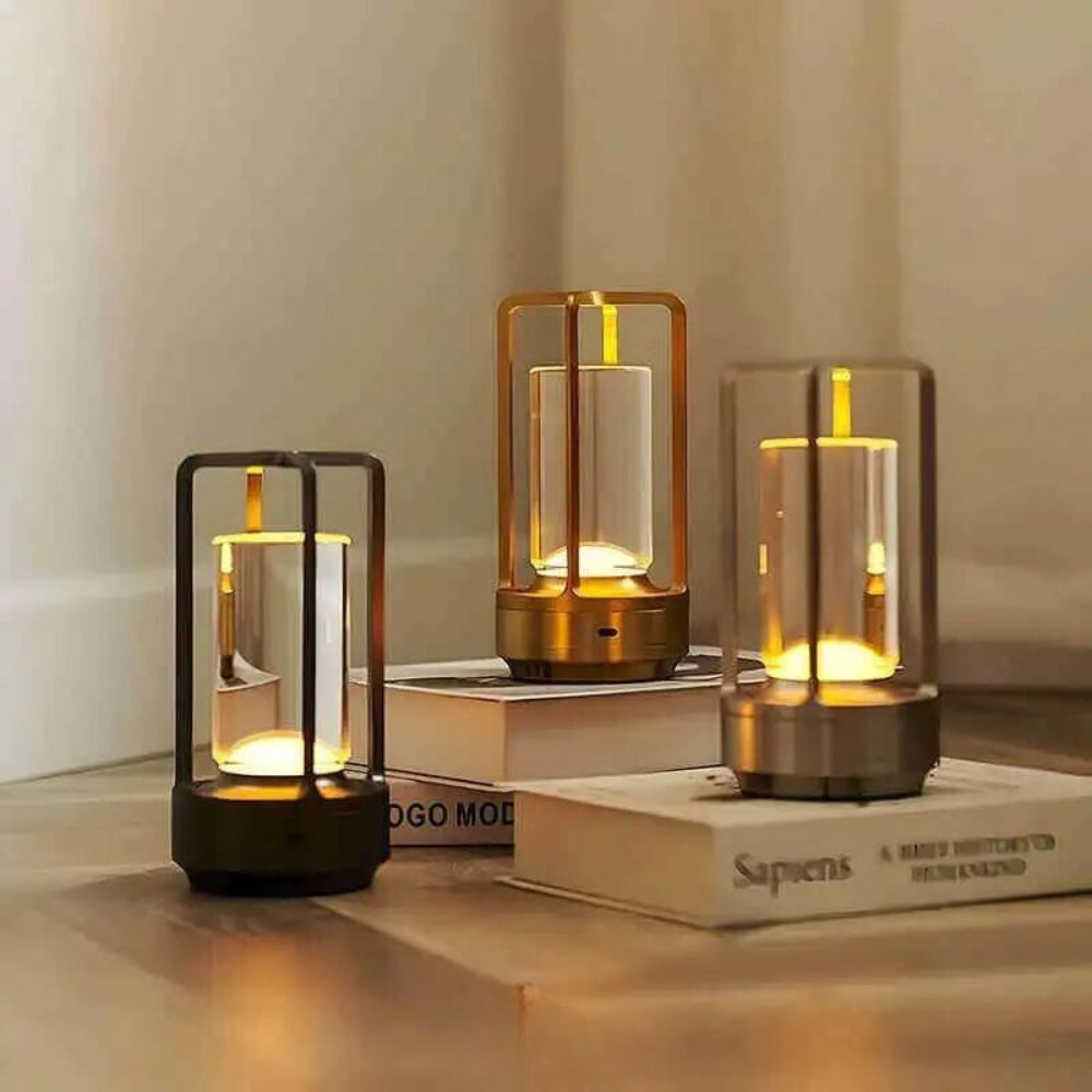 Nordic Metal Frame LED Lantern