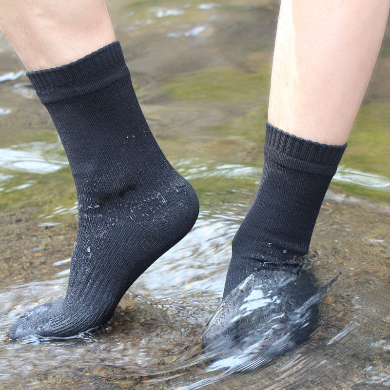 Waterproof Ribbed Socks for Outdoor Enthusiasts