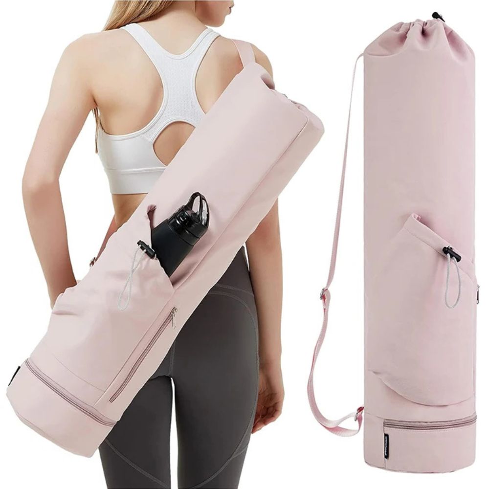 Minimalist Canvas Yoga Mat Bag with Adjustable Strap