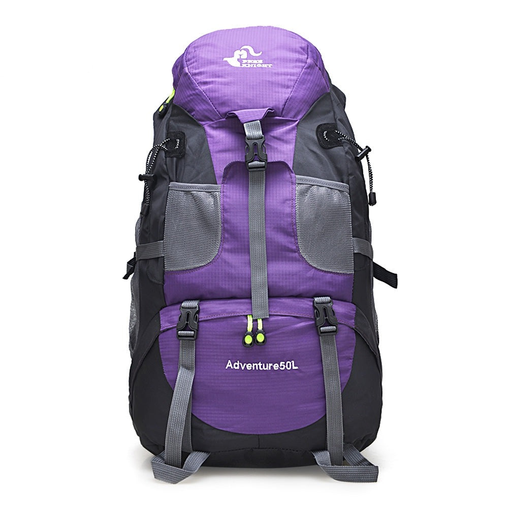 Waterproof Nylon Hiking Backpack With Adjustable Straps