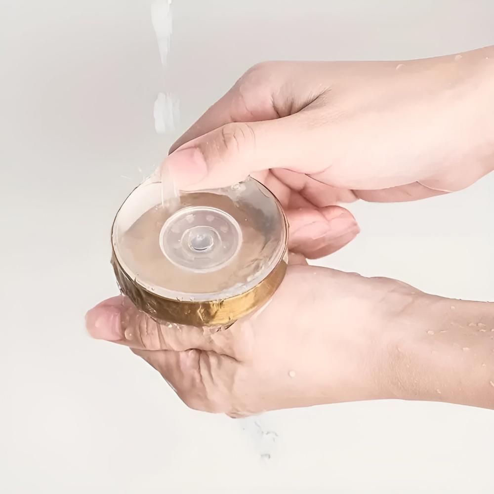 Minimalist Metal Shower Hooks with Round Base