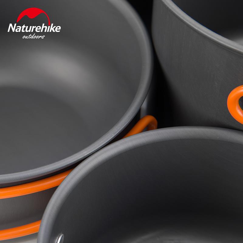 Camping Cookware Set With Non-Stick Aluminum