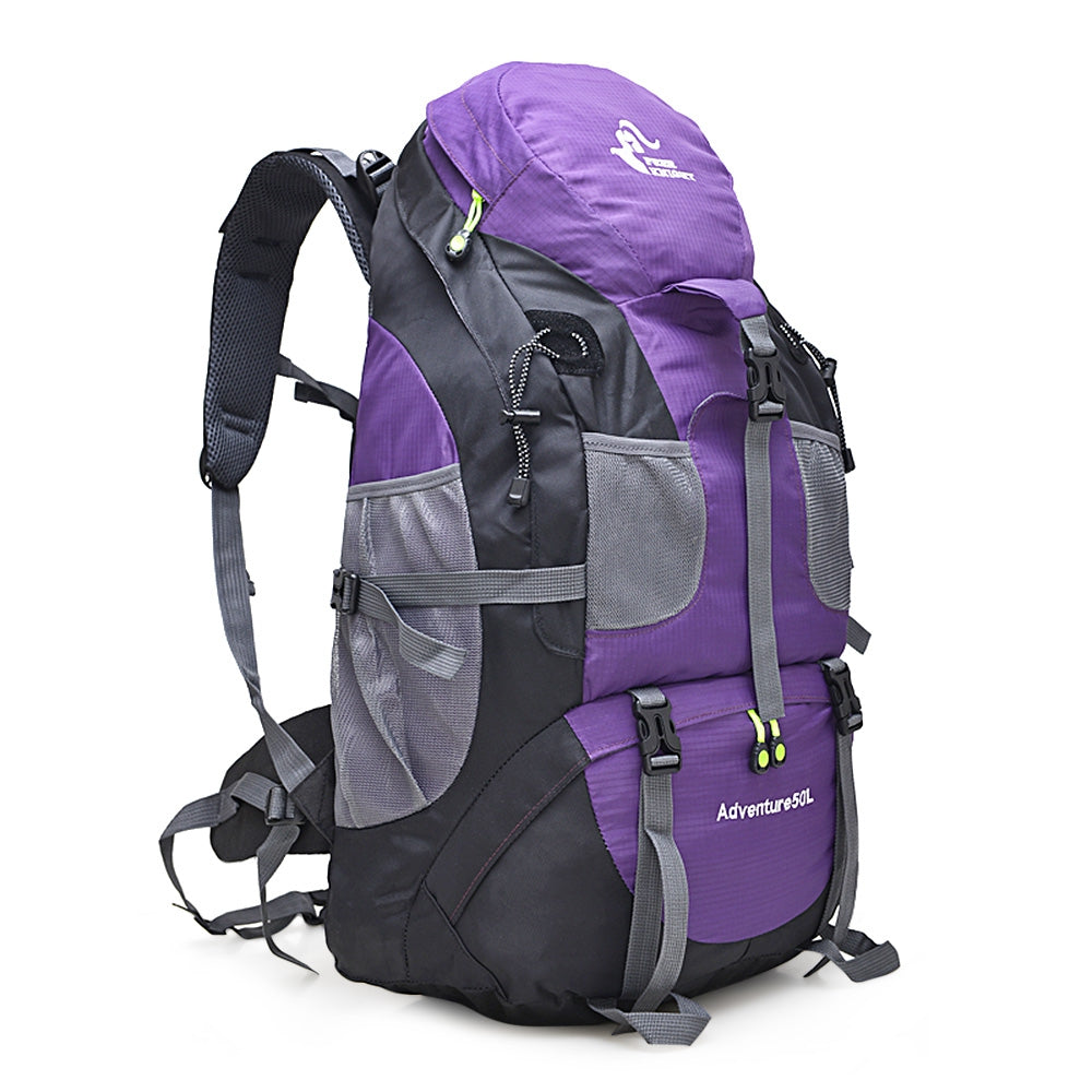 Waterproof Nylon Hiking Backpack With Adjustable Straps
