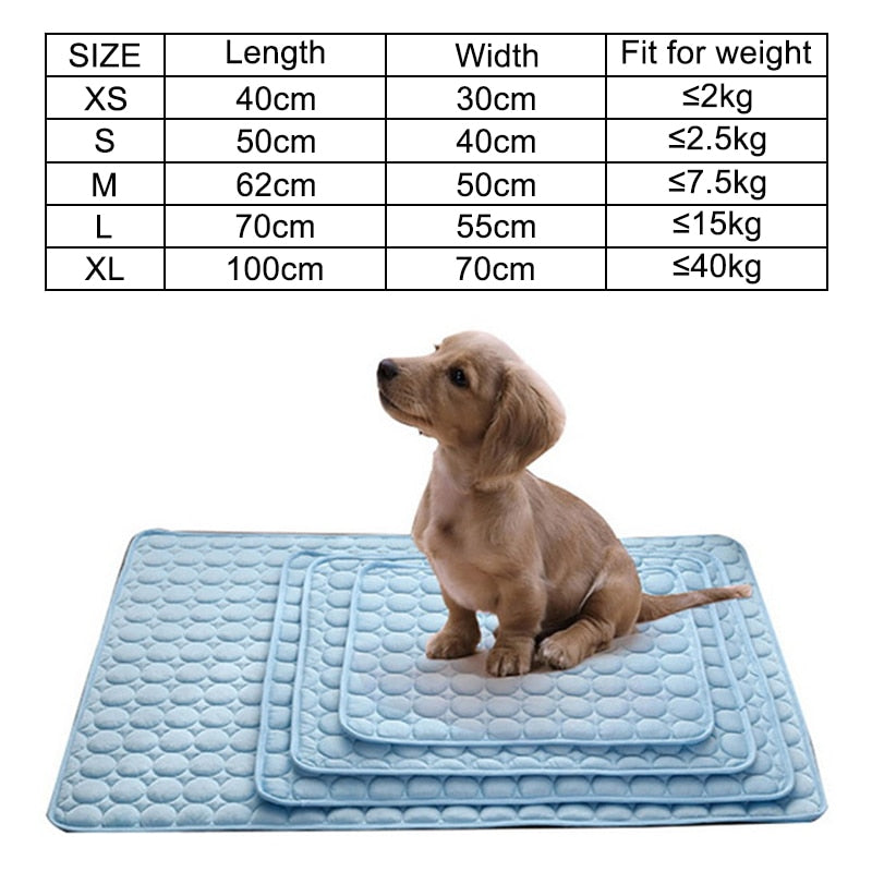 Minimalist Quilted Cooling Mat with Non-Slip Backing
