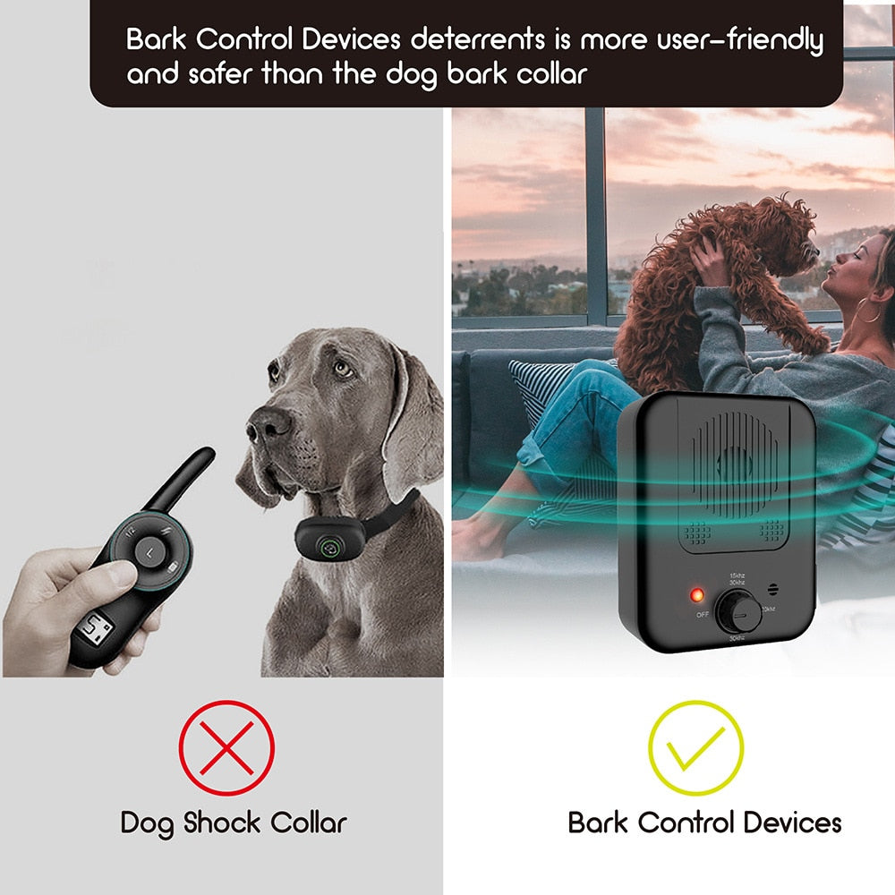 Ultrasonic Bark Control Device with Frequency Adjustment