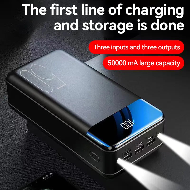 Power Bank With LED Display and USB Ports