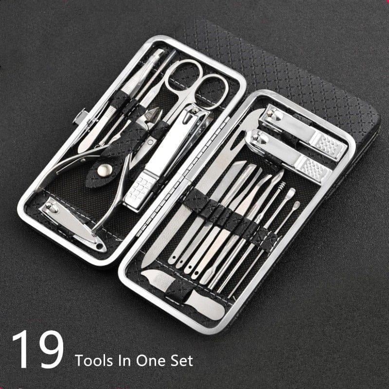 Contemporary Stainless Steel Manicure Set