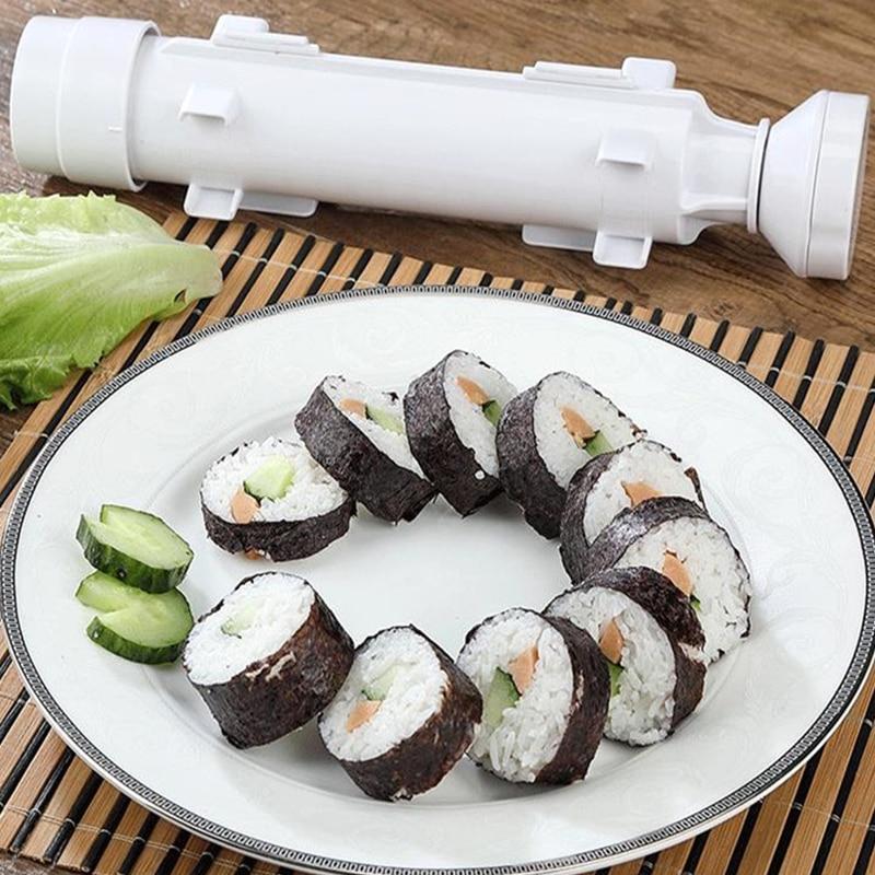 Contemporary Plastic Sushi Maker With Easy Plunger
