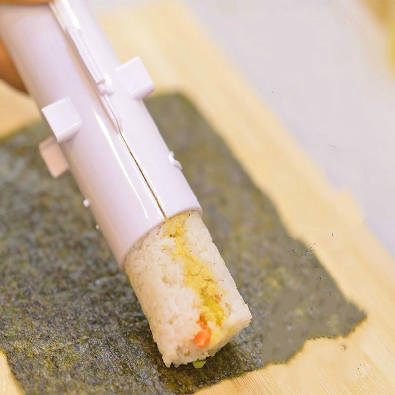 Contemporary Plastic Sushi Maker With Easy Plunger