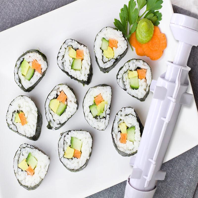 Contemporary Plastic Sushi Maker With Easy Plunger