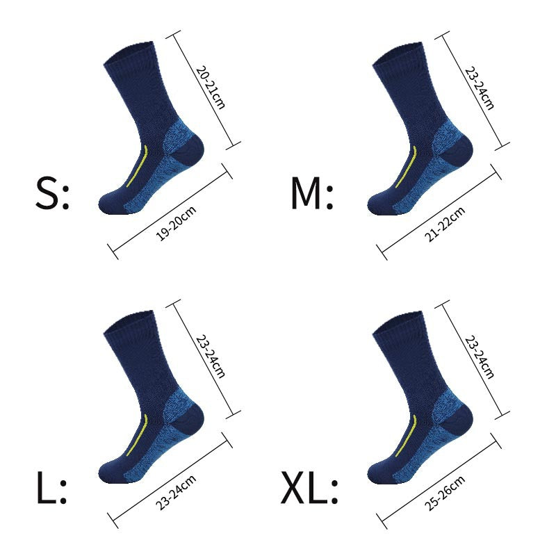 Waterproof Ribbed Socks for Outdoor Enthusiasts