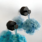 Minimalist Metal Shower Hooks with Round Base