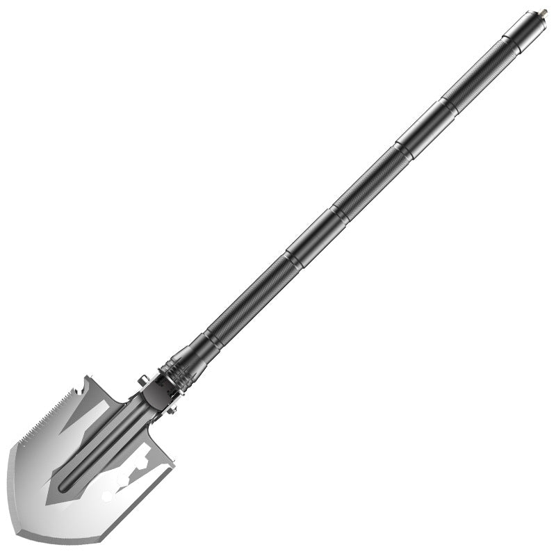Multifunctional Steel Survival Shovel with Saw Edge