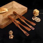 Minimalist Wooden Kitchen Tongs With Ergonomic Handle
