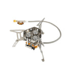 Compact Stainless Steel Camping Stove with Foldable Legs