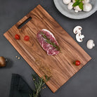 Minimalist Solid Wood Cutting Board with Handle