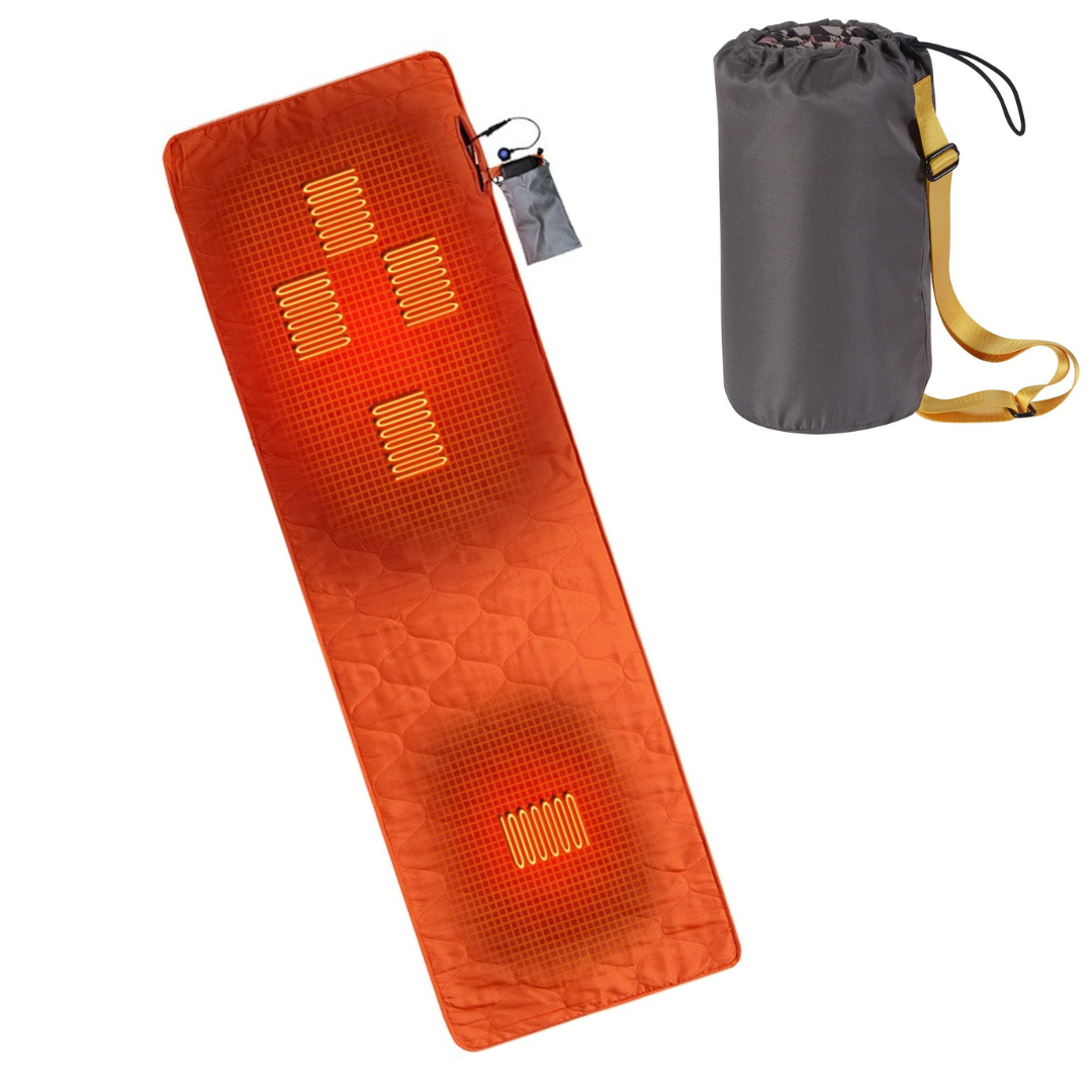 Thermal Heated Sleeping Pad with Electric Heating Elements