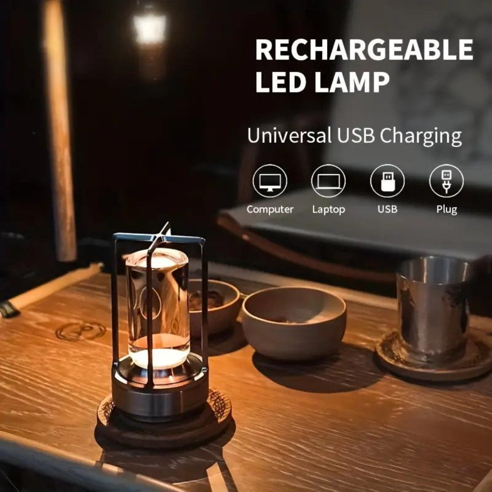 Nordic Metal Frame LED Lantern