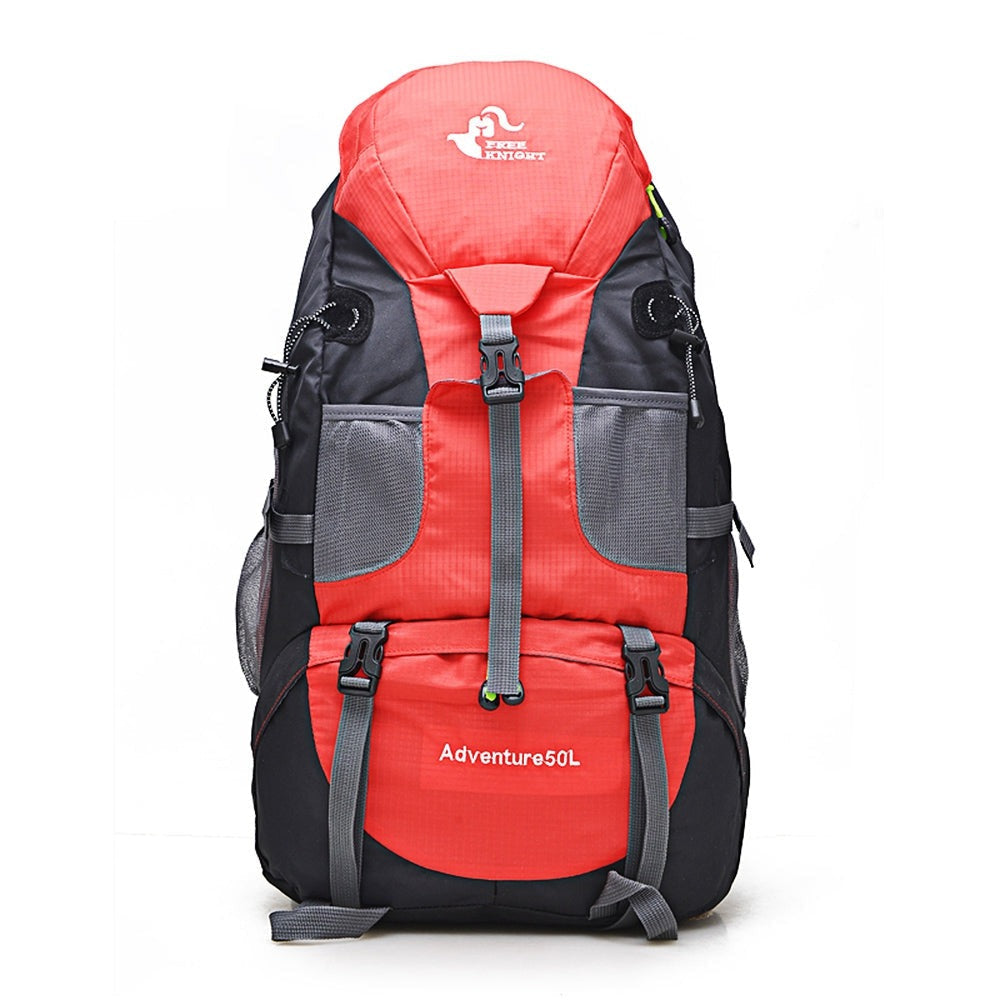 Waterproof Nylon Hiking Backpack With Adjustable Straps