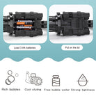 Playful Bubble Machine Gun with Multi-Outlets