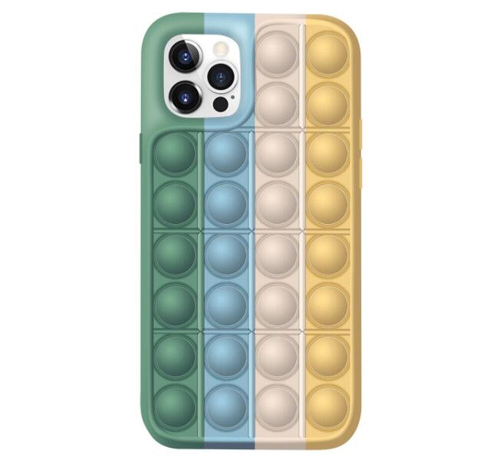 Silicone Pop-It Phone Case with Interactive Design
