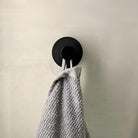 Minimalist Metal Shower Hooks with Round Base