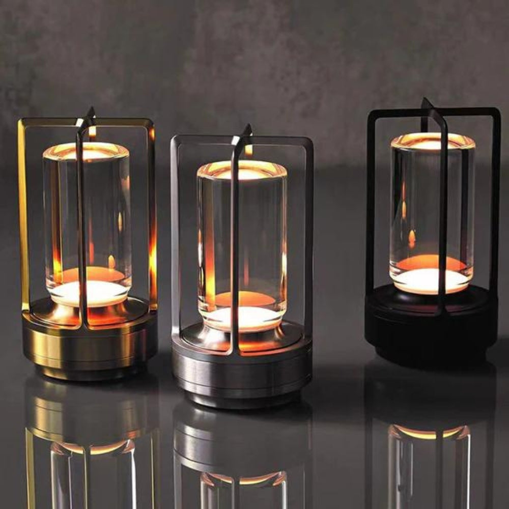 Nordic Metal Frame LED Lantern