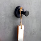Minimalist Metal Shower Hooks with Round Base