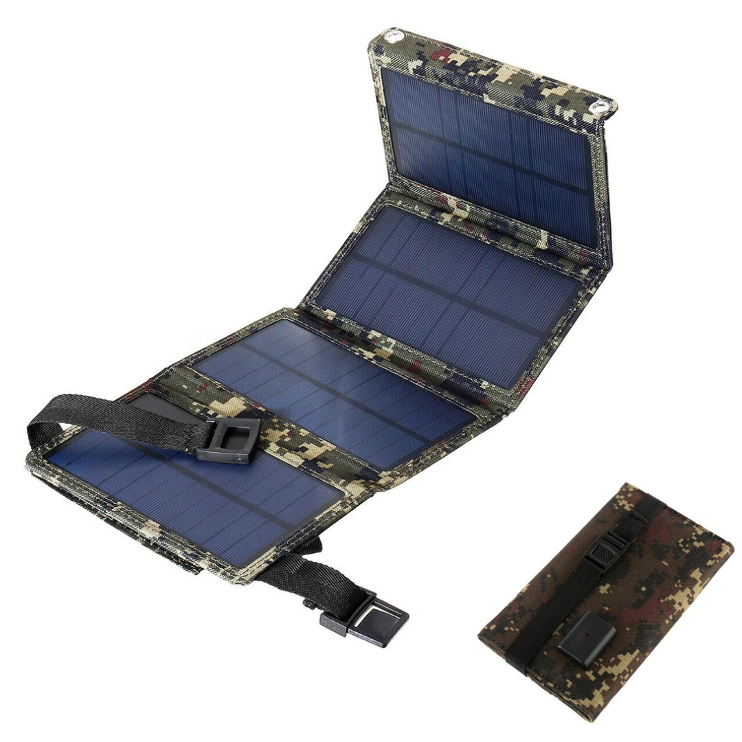 Foldable Solar Phone Charger with Lightweight Design