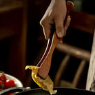 Minimalist Wooden Kitchen Tongs With Ergonomic Handle
