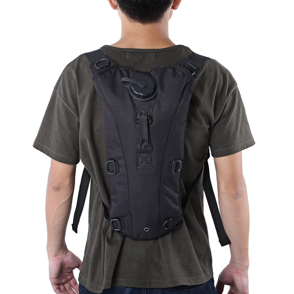 Hydration Backpack With Integrated Bladder and Adjustable Straps