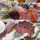 Bohemian Floral Cotton Throw Blanket