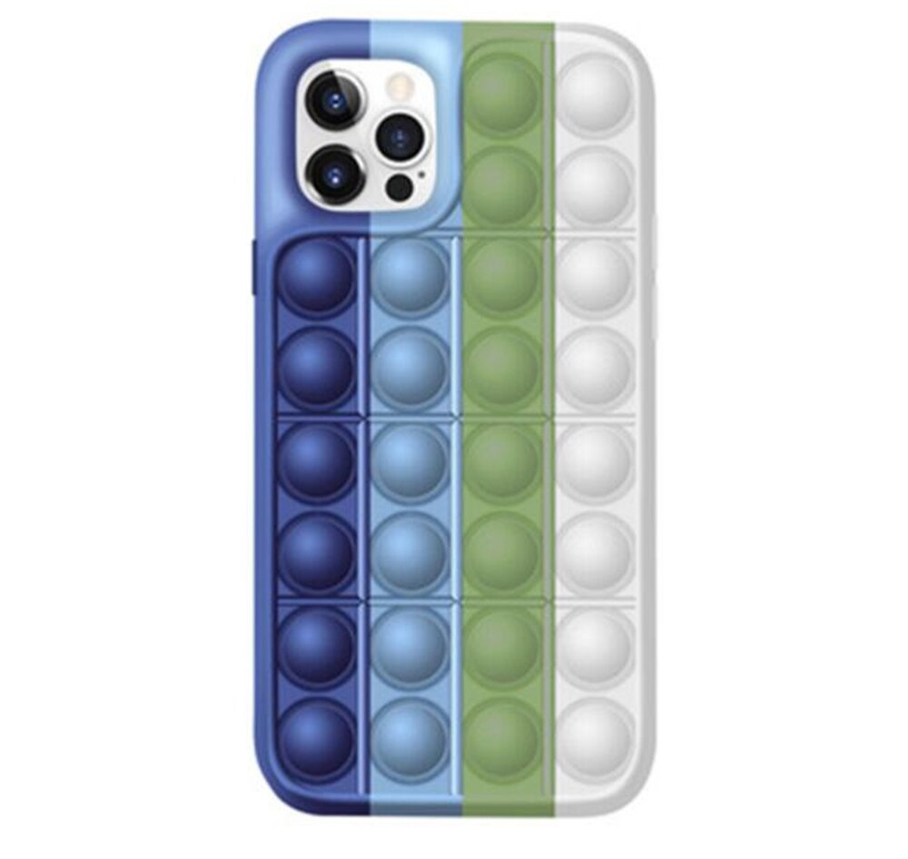 Silicone Pop-It Phone Case with Interactive Design