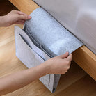 Minimalist Felt Bedside Caddy with Multiple Compartments