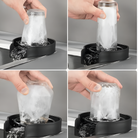 Modern Stainless Steel Glass Rinser with Circular Spray