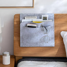 Minimalist Felt Bedside Caddy with Multiple Compartments