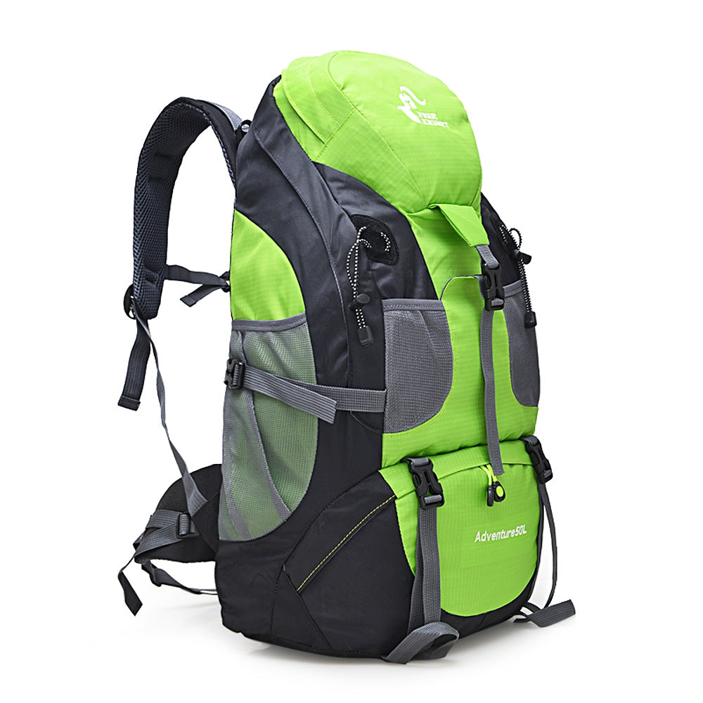 Waterproof Nylon Hiking Backpack With Adjustable Straps