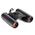 Folding Rubberized Binoculars with Red Lens Coating