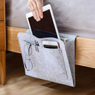 Minimalist Felt Bedside Caddy with Multiple Compartments