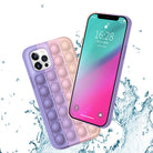 Silicone Pop-It Phone Case with Interactive Design