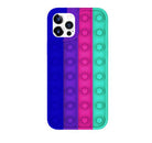 Silicone Pop-It Phone Case with Interactive Design