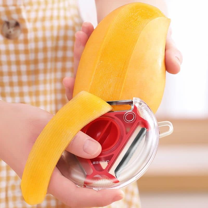 Modern Multi-Blade Vegetable Peeler with Ergonomic Grip