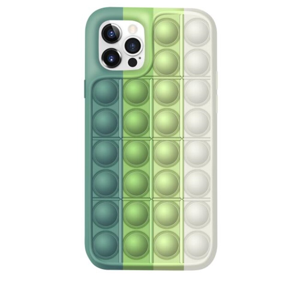 Silicone Pop-It Phone Case with Interactive Design