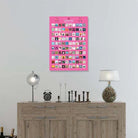 Interactive Illustrated 100 Dates Poster