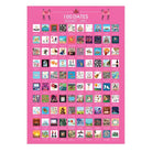 Interactive Illustrated 100 Dates Poster