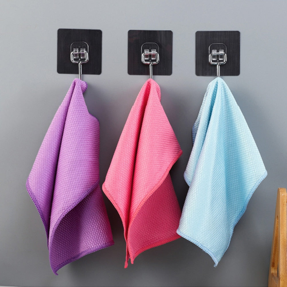 Microfiber Cleaning Cloth With Textured Diamond Pattern