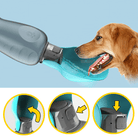 Travel Water Bottle With Foldable Silicone Bowl