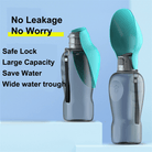 Travel Water Bottle With Foldable Silicone Bowl