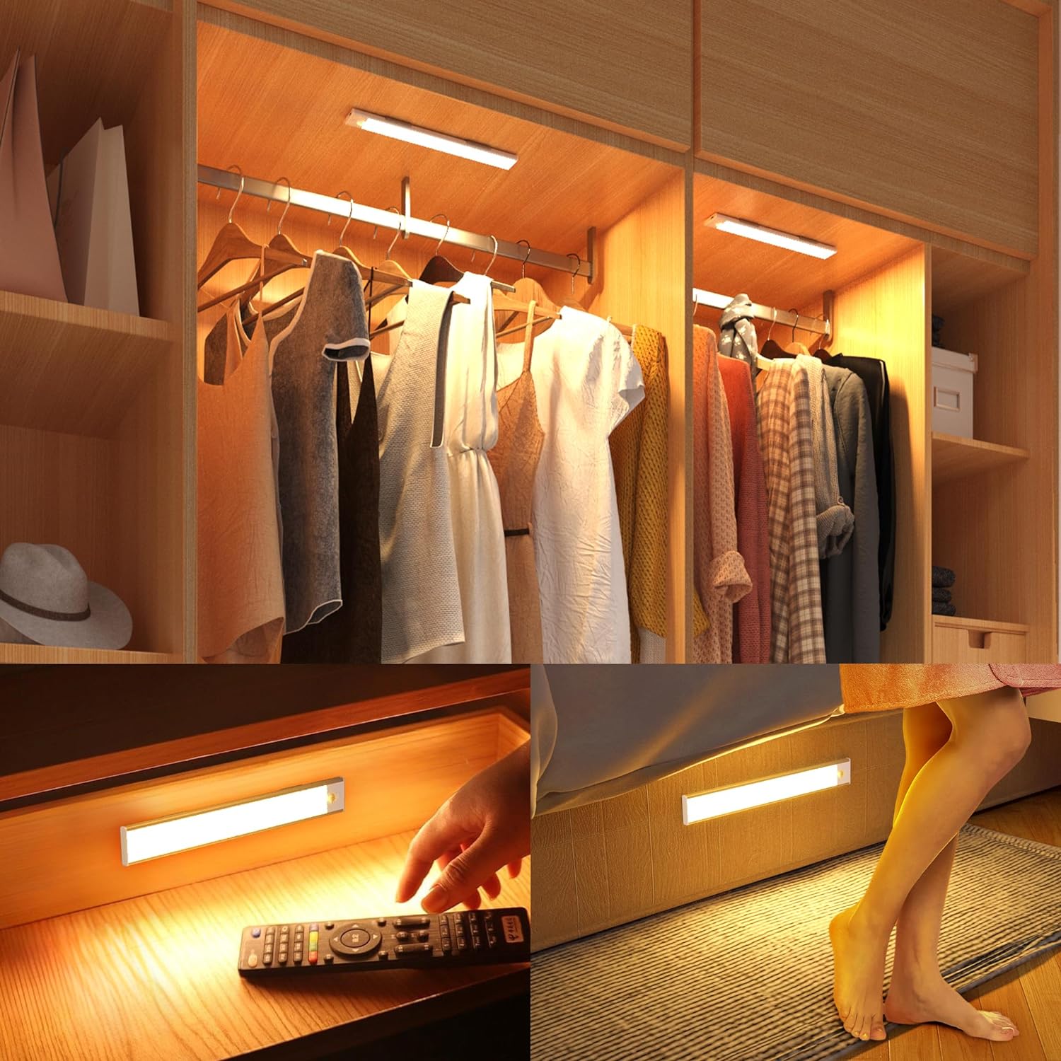 Wireless Sensor LED Bar Light with Touch Activation