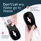 Portable Pet Water Bottle With Integrated Bowl